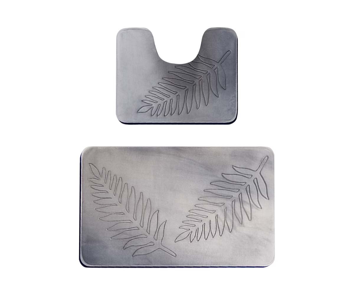 Memory Foam Cushioned Bath Mat Set